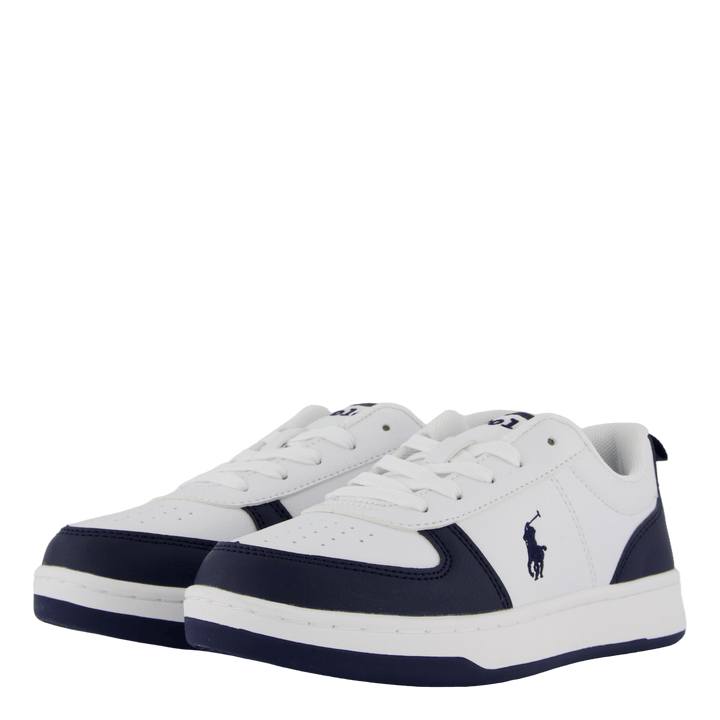 Polo Court Ii C-white Tumbled/navy