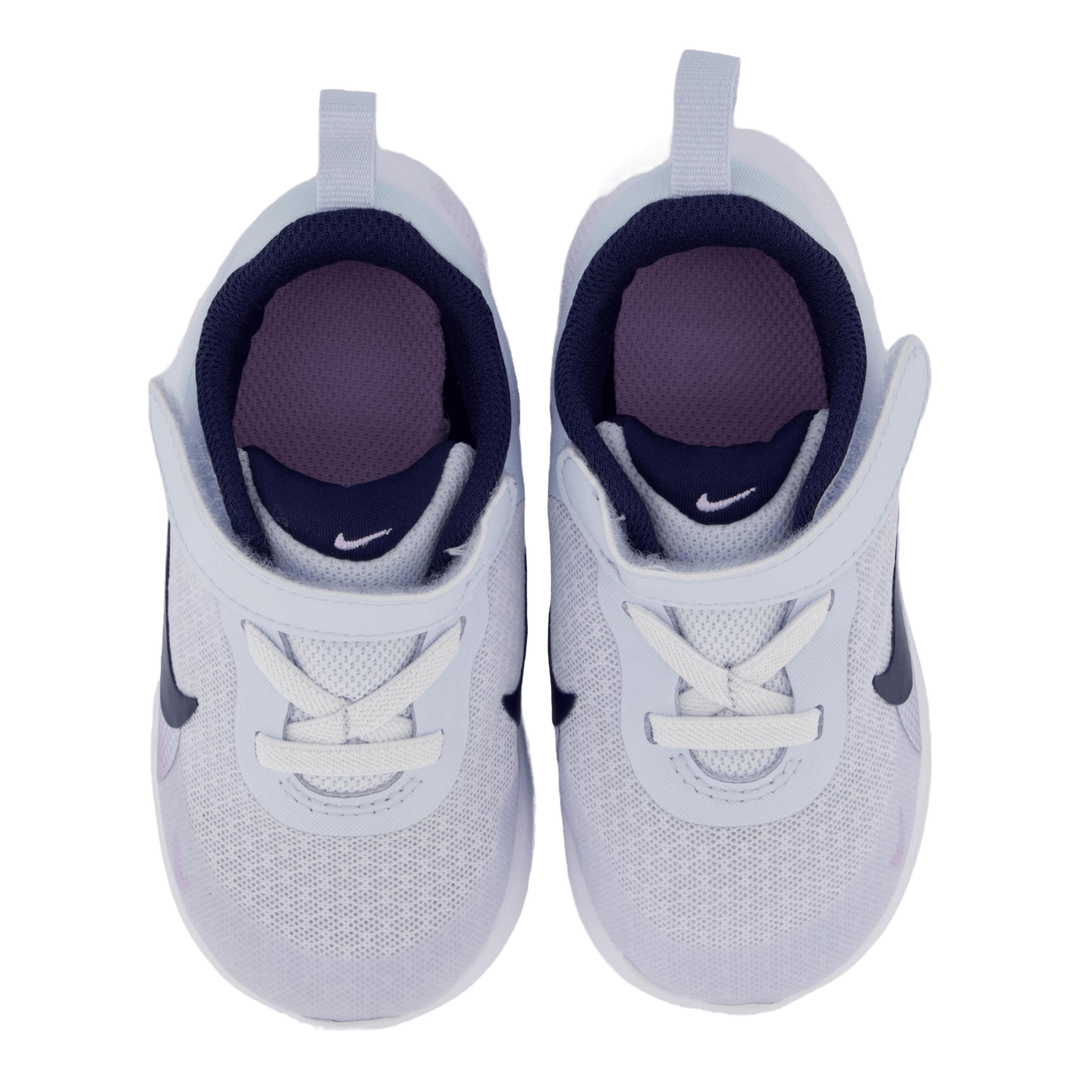 Nike Revolution 7 Baby/toddler Football Grey/midnight Navy-li