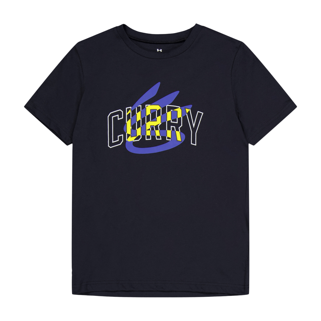 Curry Logo Tee Black