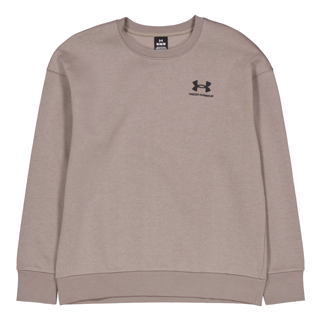 Essential Fleece Crew Brown