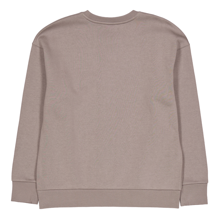 Essential Fleece Crew Brown