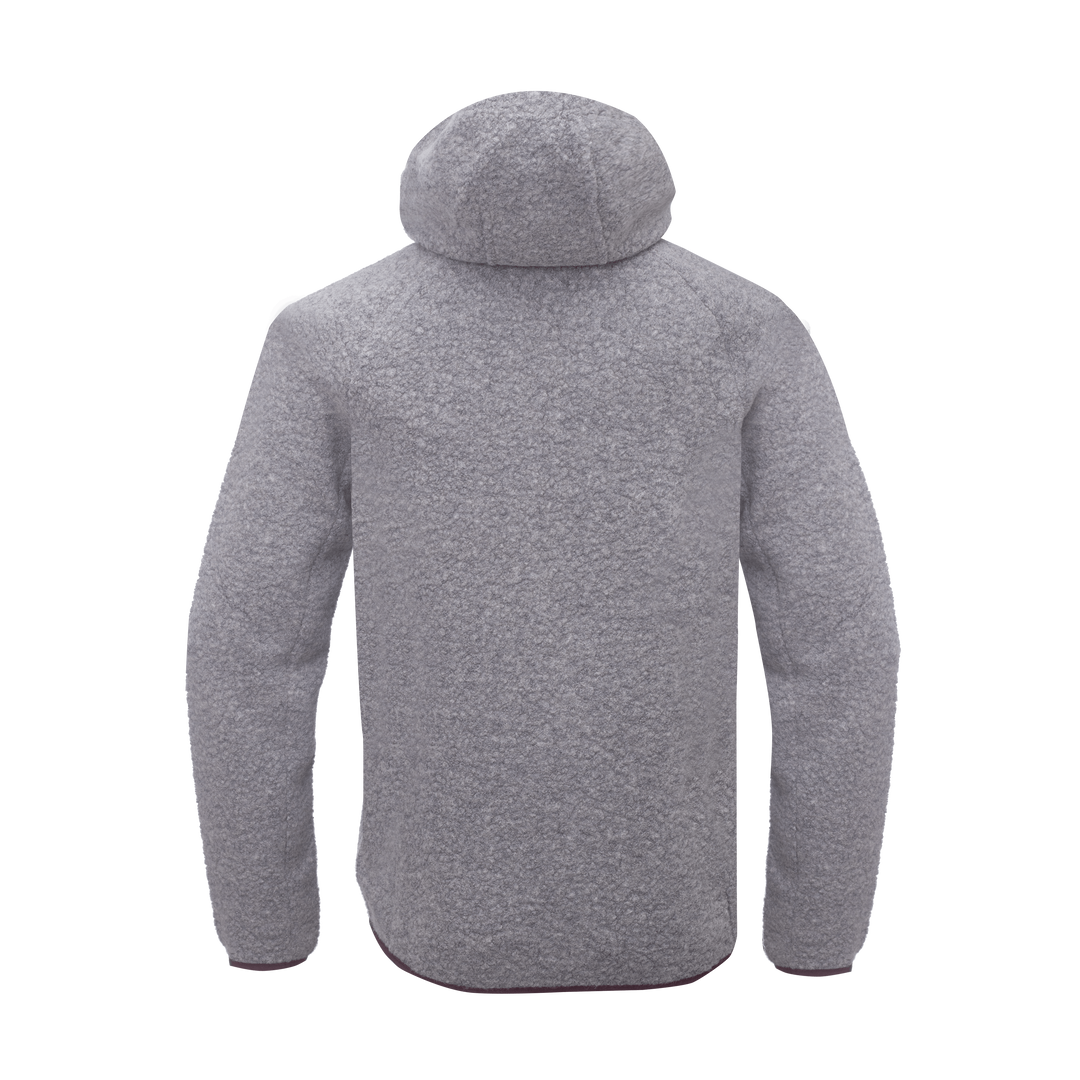 Skord Wool Pile Hoodie W Grey