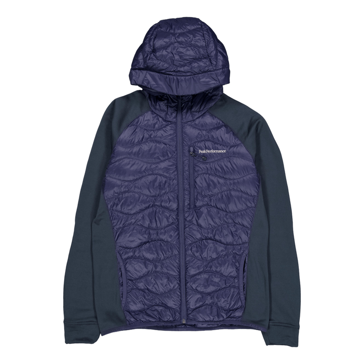 M Helium Down Hybrid Hood Blue Shadow