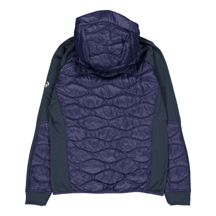 M Helium Down Hybrid Hood Blue Shadow