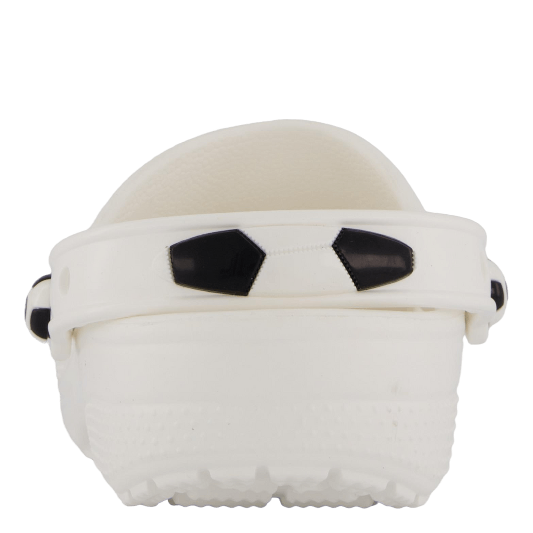 Classic Soccer Ball Clog K White/black