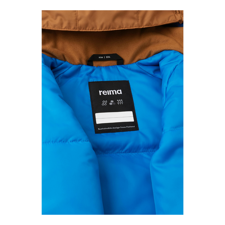 Reimatec winter jacket Raisio Cinnamon brown