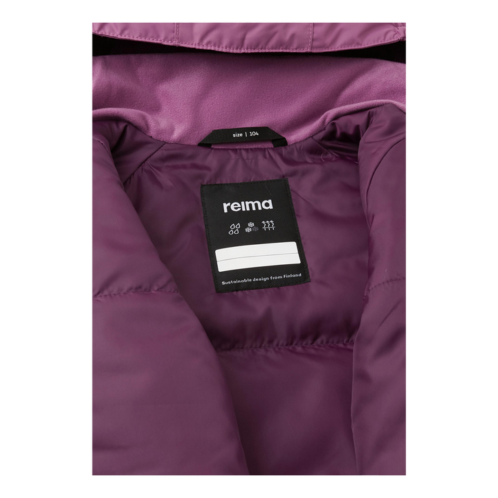 Reimatec winter jacket Raisio Red Violet