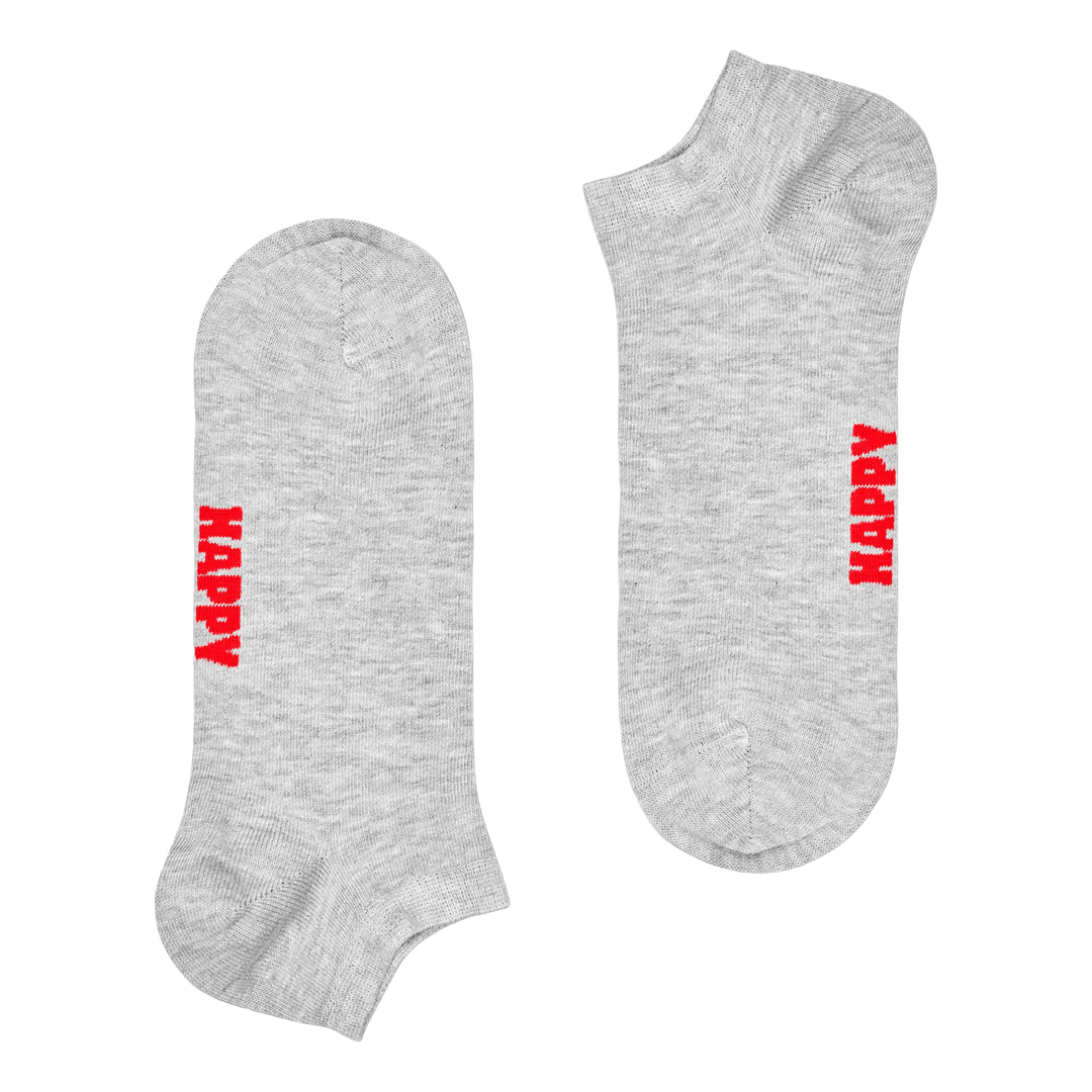 3-pack Solid Low Socks Grey