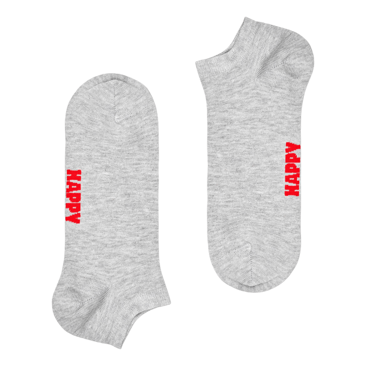 3-pack Solid Low Socks Grey
