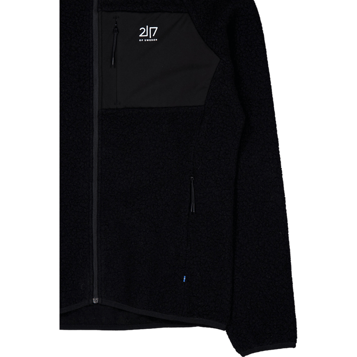 Skord Wool Pile Hoodie H Black