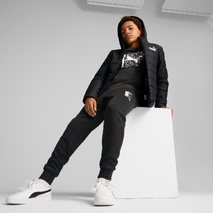 Ess Hooded Padded Jacket Puma Black