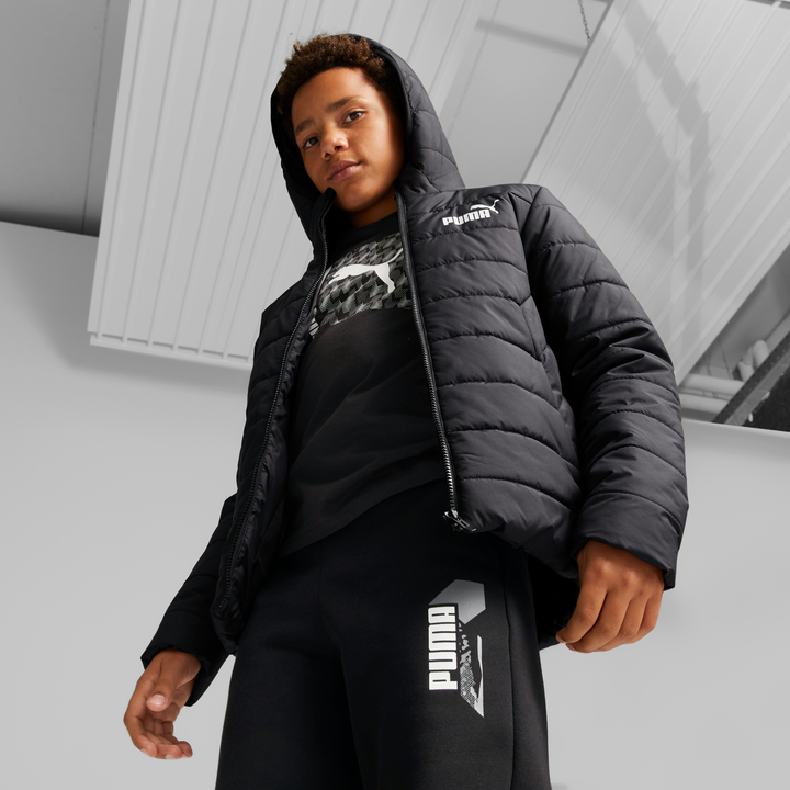 Ess Hooded Padded Jacket Puma Black