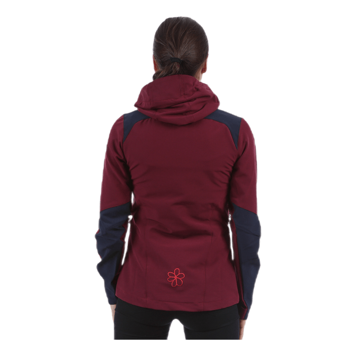 Cecilie Mountaineering Jacket Grey/Red