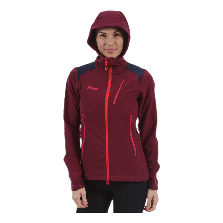 Cecilie Mountaineering Jacket Grey/Red
