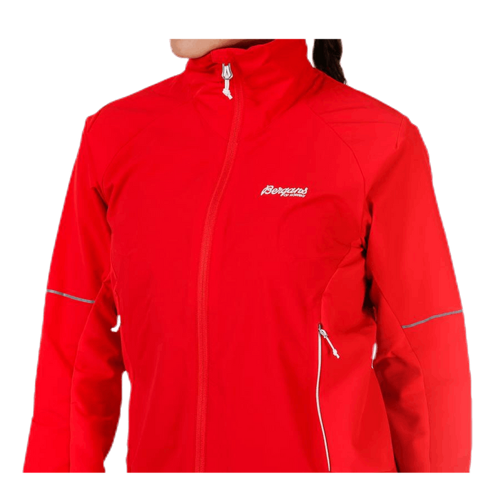 Slingsby LT Softshell Jacket White/Red