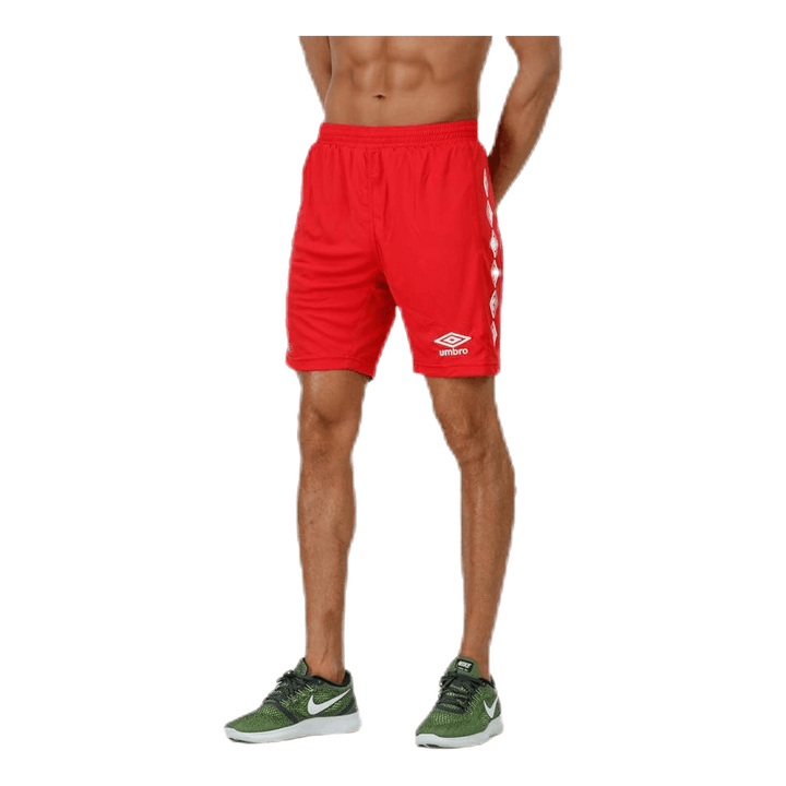 UX-1 Player Shorts White/Red