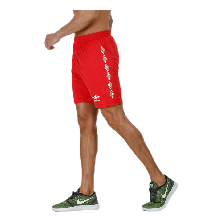 UX-1 Player Shorts White/Red