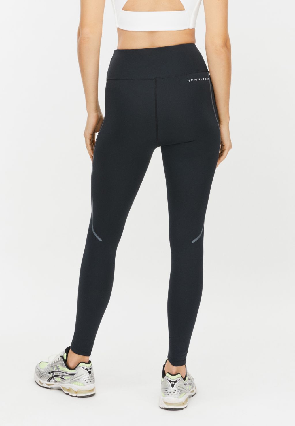 Distance Stripe Tights Black