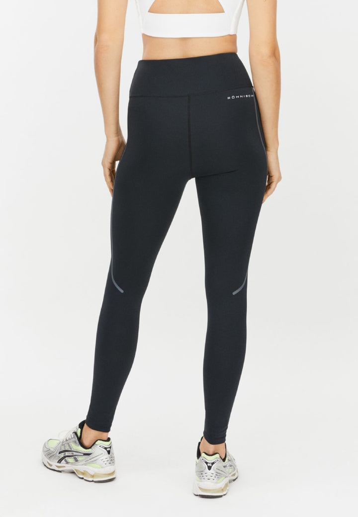 Distance Stripe Tights Black