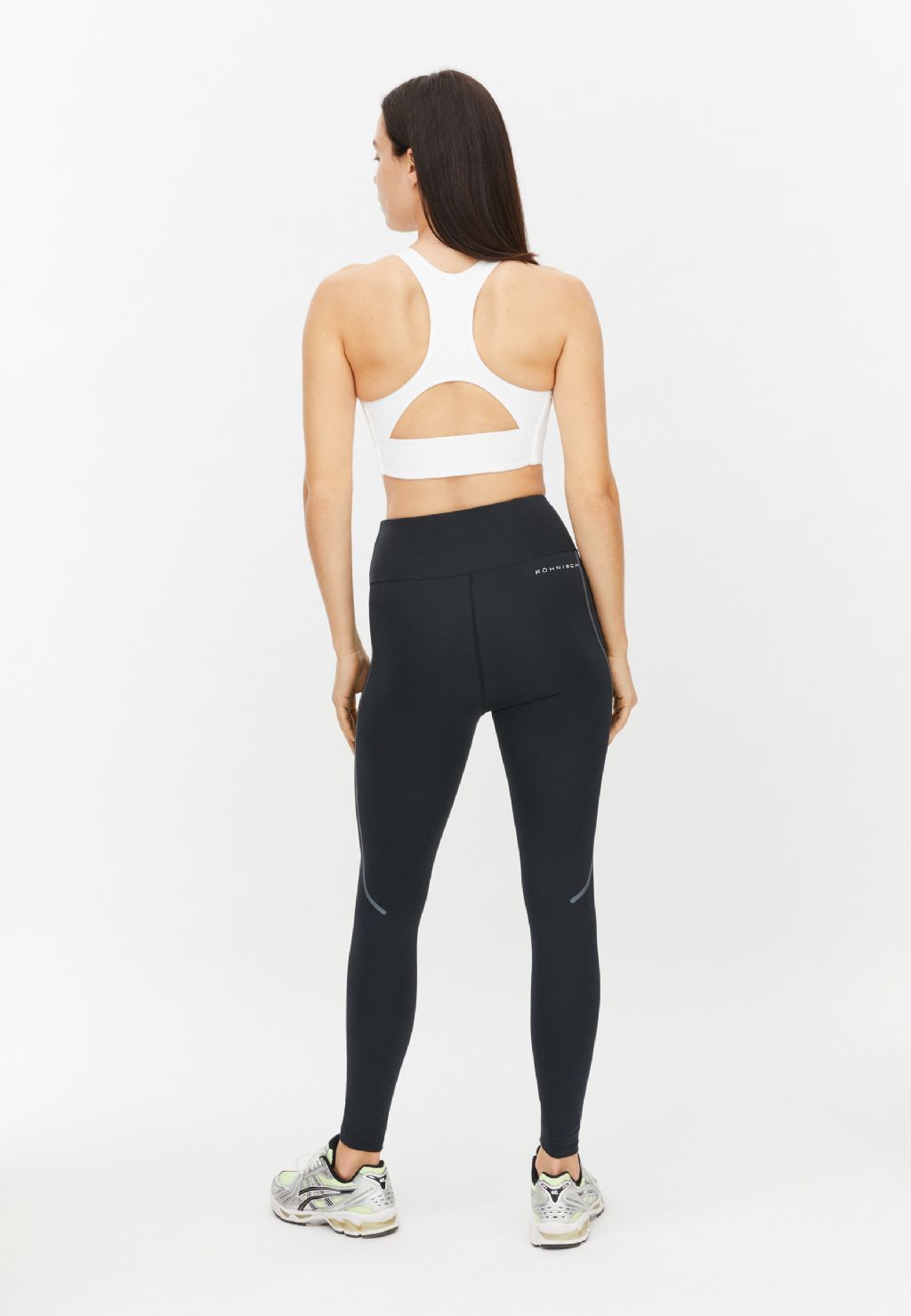 Distance Stripe Tights Black