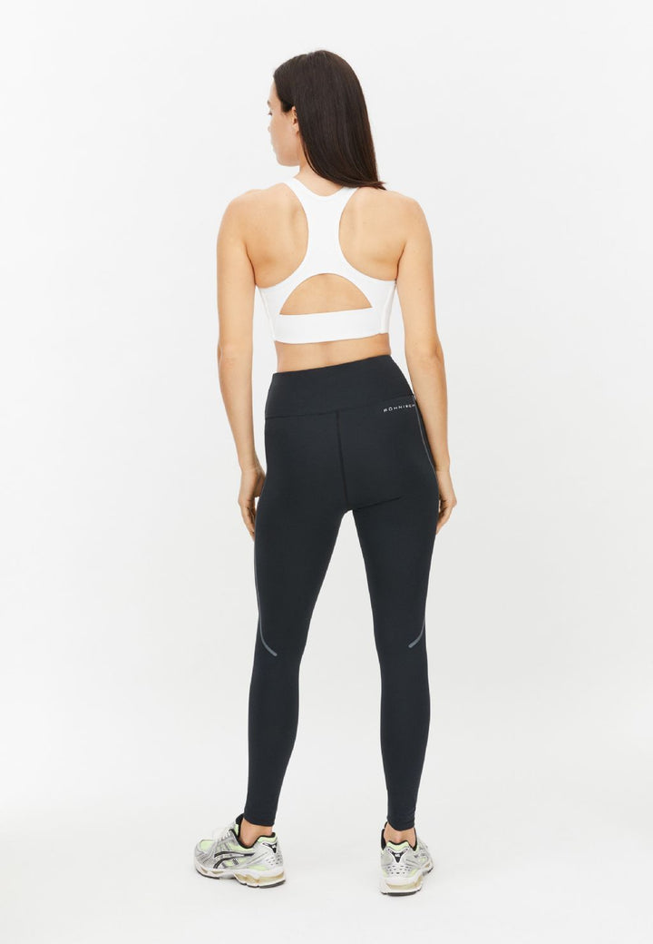 Distance Stripe Tights Black