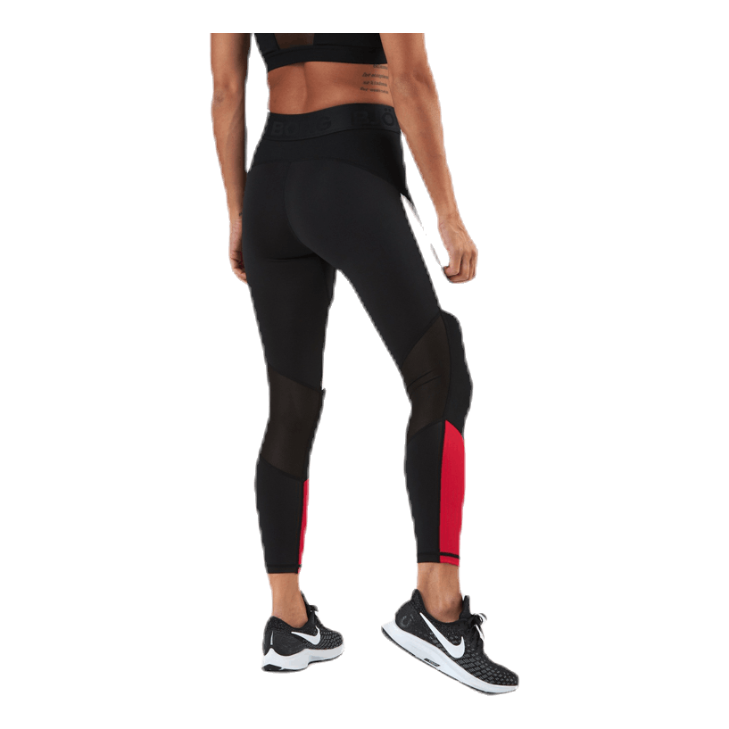 Cadence Blocked Tights Red