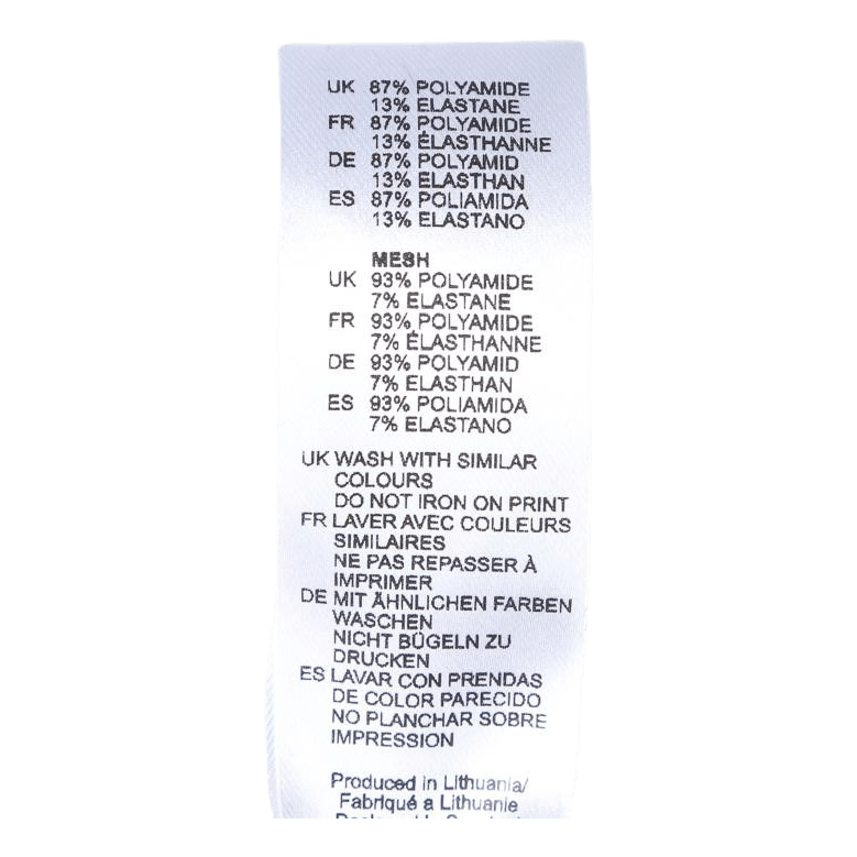 Mesh Insert Racerback Black