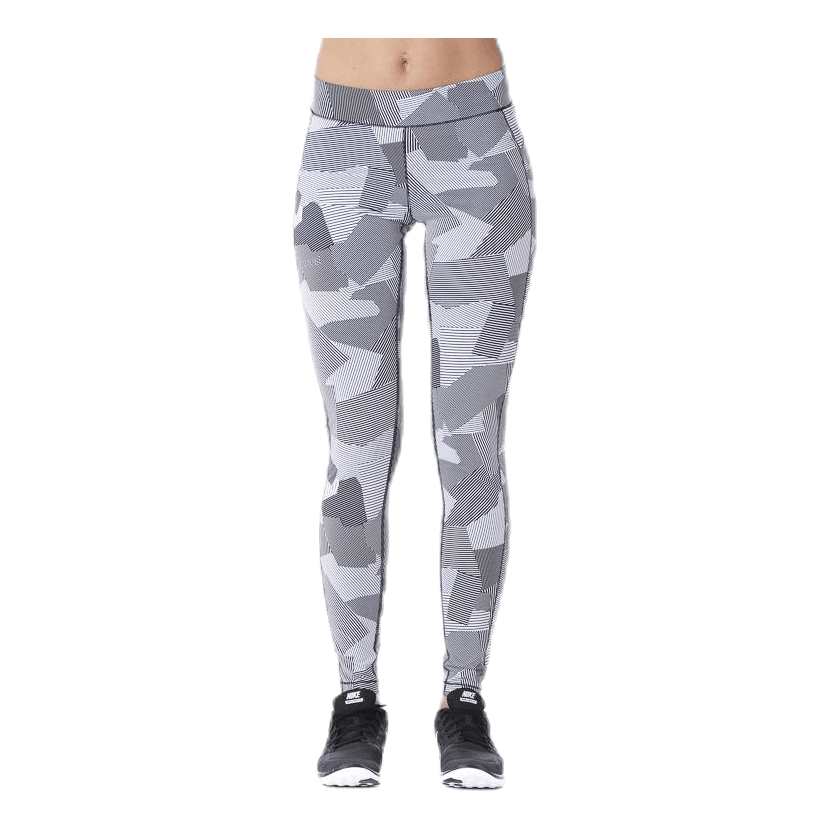 Graphic line tights White