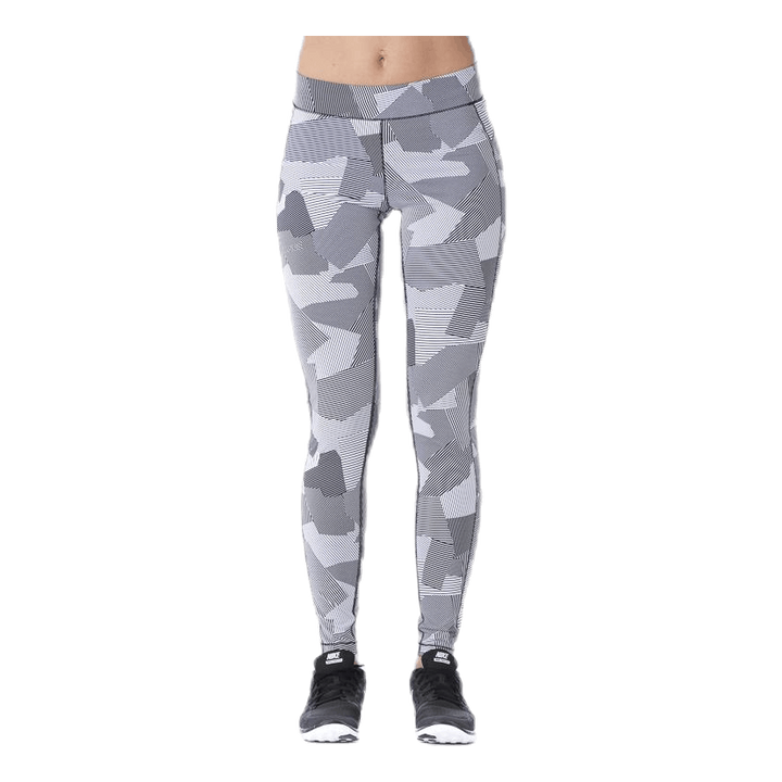 Graphic line tights White