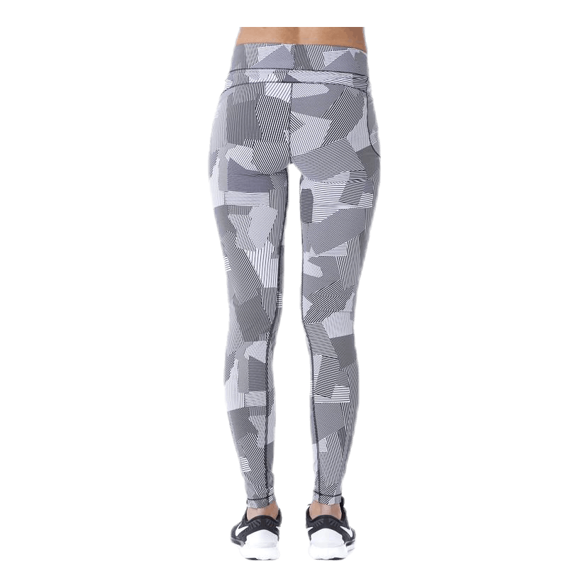 Graphic line tights White