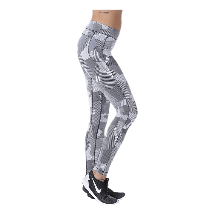 Graphic line tights White