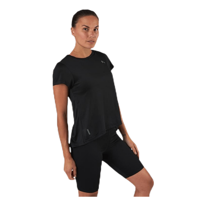 Flowing Running Tee Black