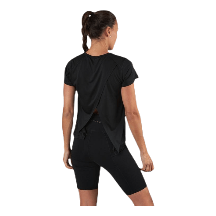 Flowing Running Tee Black