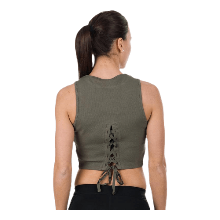 Astoria Laced Tank Green