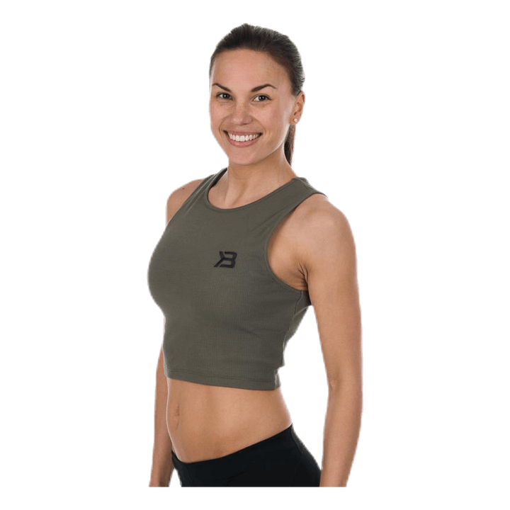 Astoria Laced Tank Green