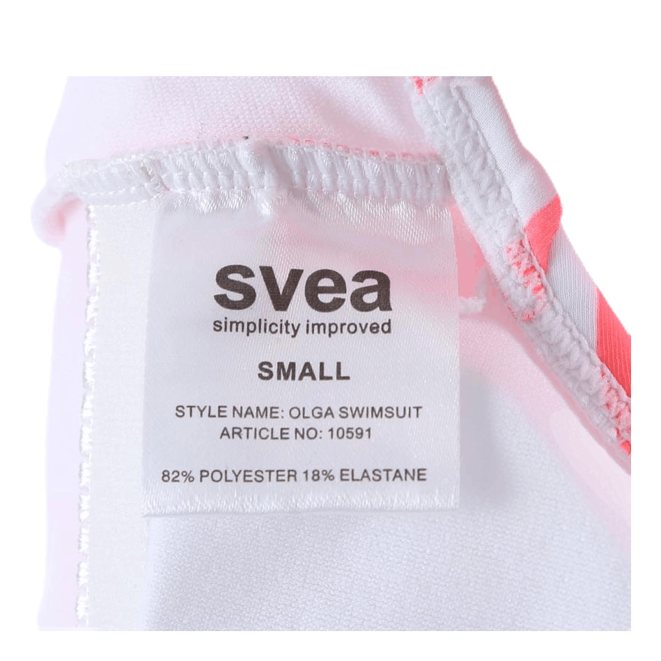 Olga Swimsuit Pink/White