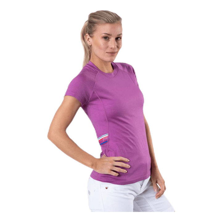 Zeal Merino Tee  Purple