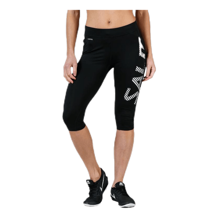 Capri Logo Tights W Black