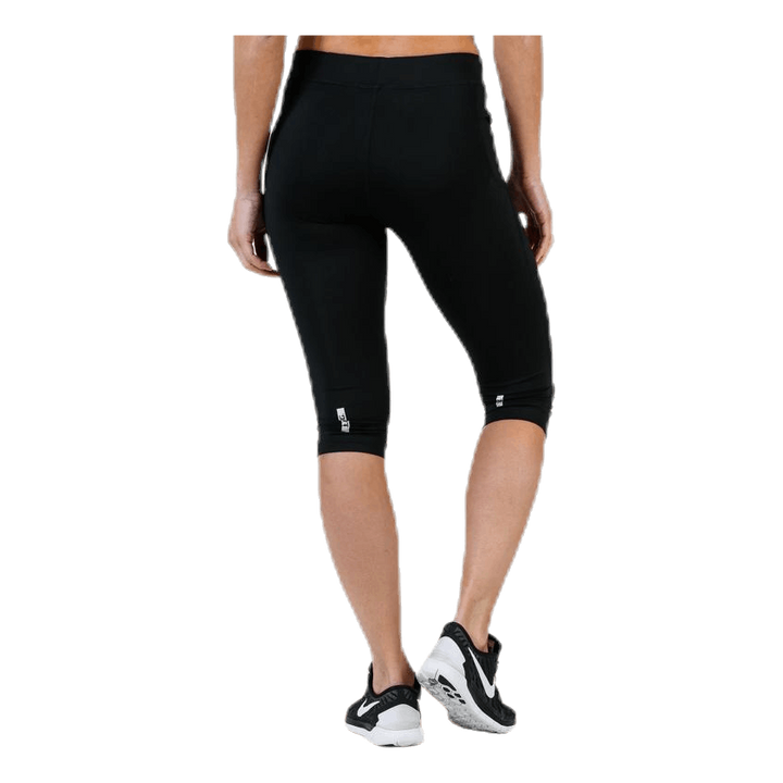 Capri Logo Tights W Black