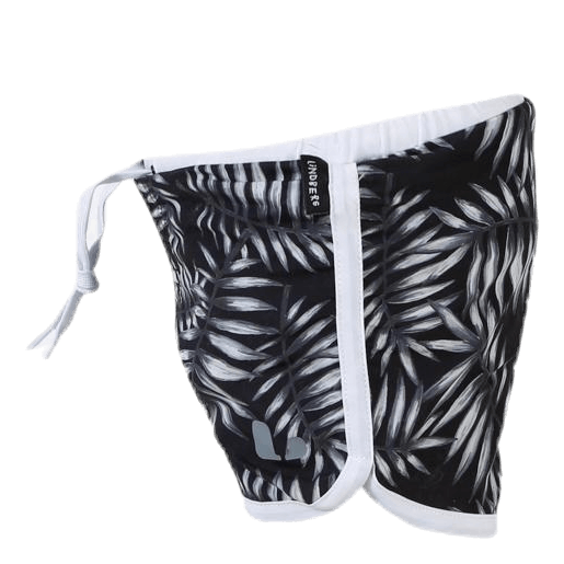 Palm Swim Diaper Shorts Black