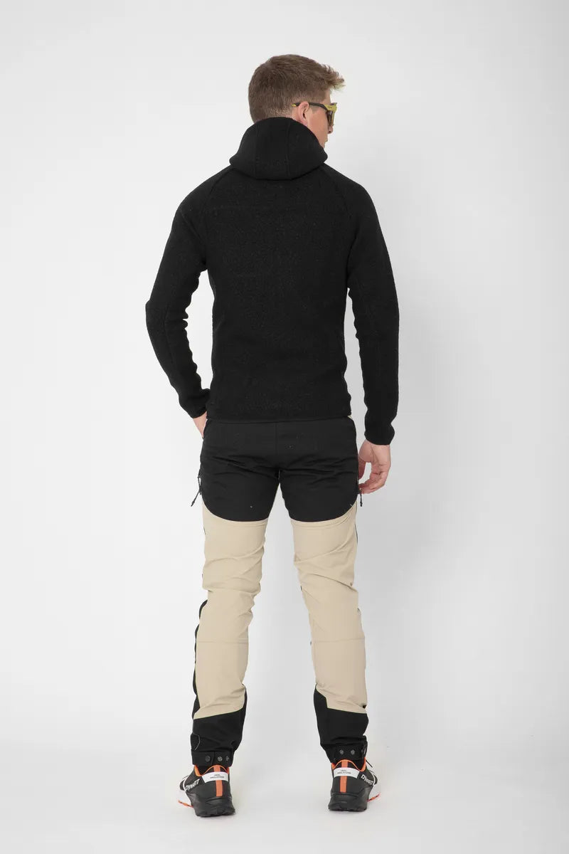 Skord Wool Pile Hoodie H Black