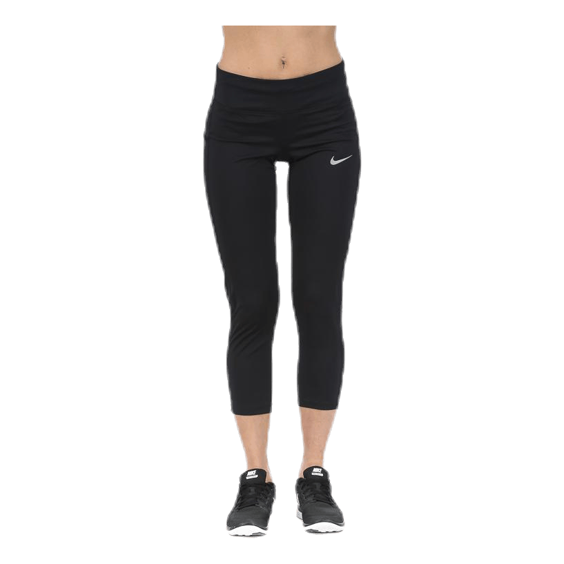 Power Racer Crop Black