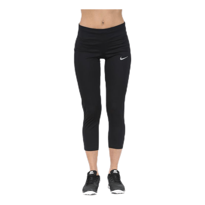 Power Racer Crop Black