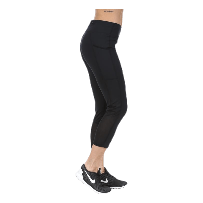 Power Racer Crop Black