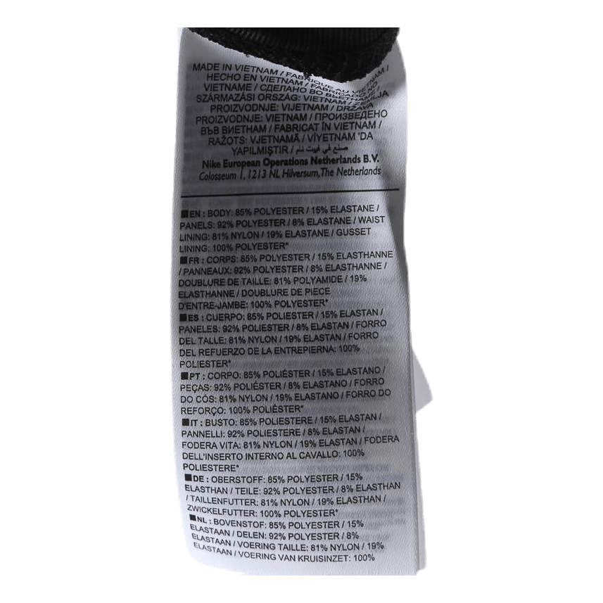 Power Racer Crop Black