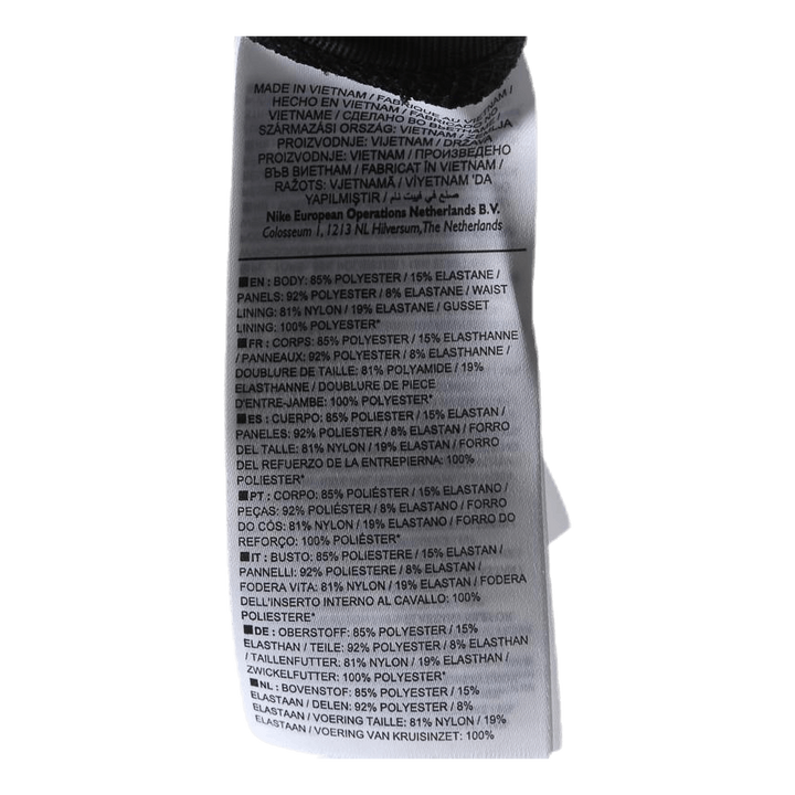 Power Racer Crop Black