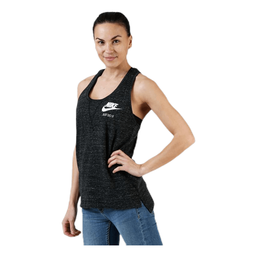 Gym Vintage Tank Black