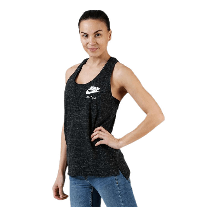 Gym Vintage Tank Black