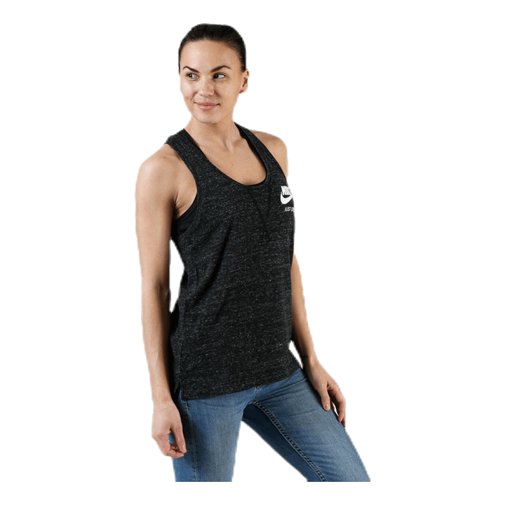 Gym Vintage Tank Black