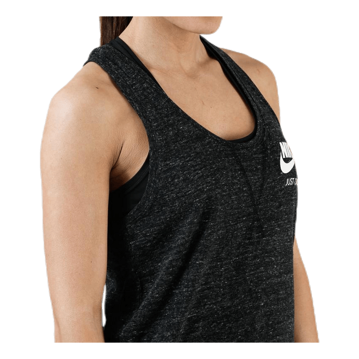 Gym Vintage Tank Black